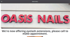 Desktop Screenshot of oasisnailsks.com